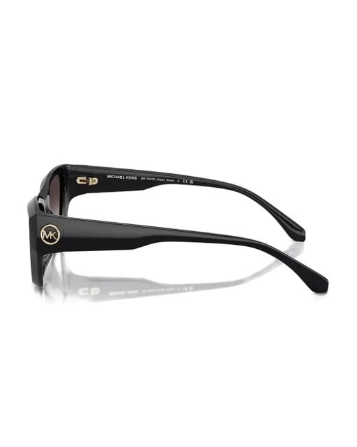 Michael Kors Black Cat-Eye-Sonnenbrille Mit Logo-Schild