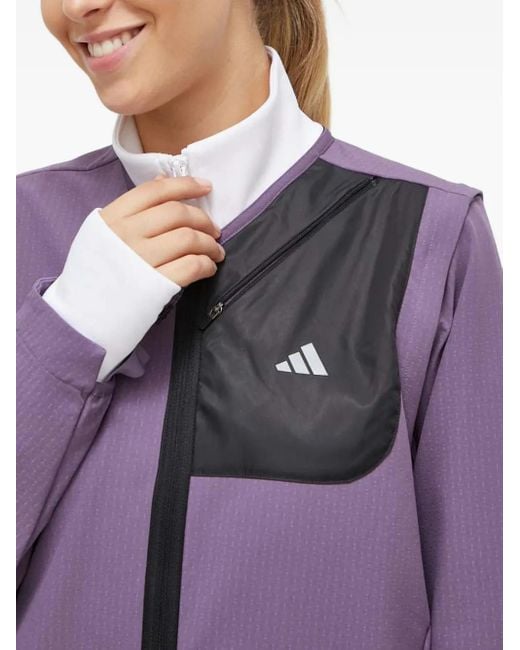 Adidas Purple Zip-Up Jacket