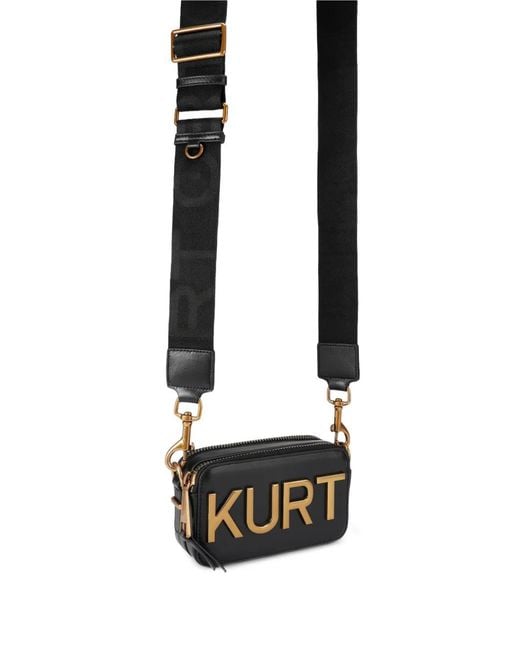 Kurt Geiger Black Small Kensington Camera Bag