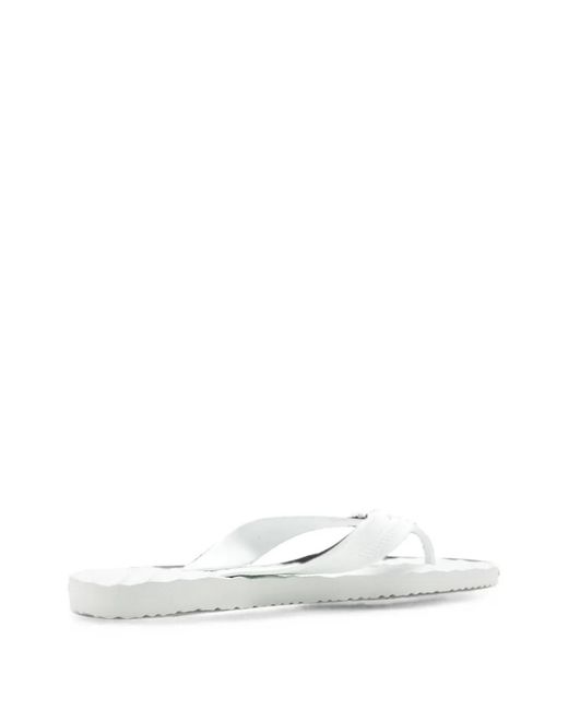 Havaianas White Logo-Print Flip-Flops for men