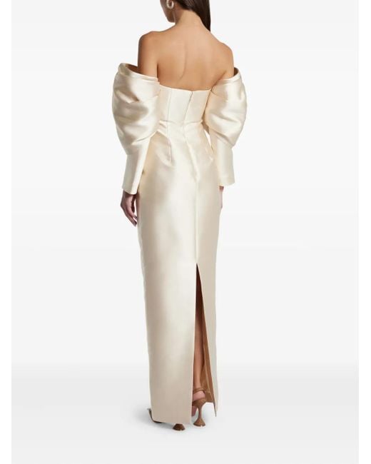 Solace London White Off-Shoulder Dress