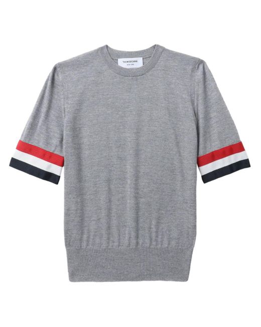 Thom Browne Gray T-shirts And Polos