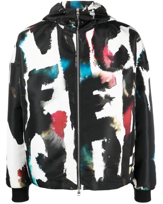 McQueen Black Windbreaker Jacket for men