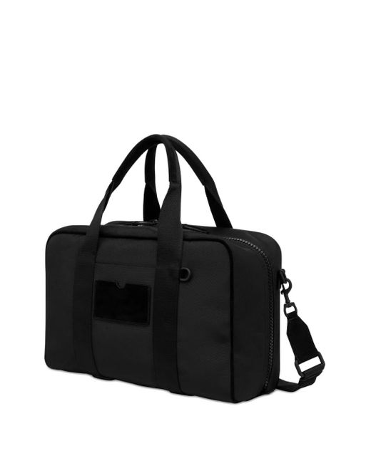 Moschino Black Logo-Plaque Laptop Bag for men