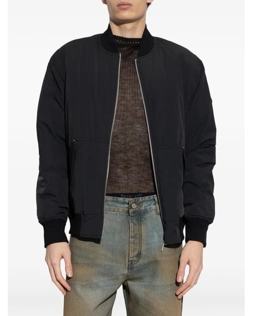 Moose Knuckles Blue Brixton Hooded Down Jacket for men