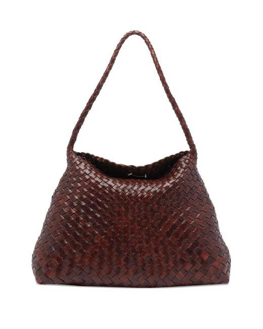 Dragon Diffusion Brown Santa Maria Schultertasche Aus Leder