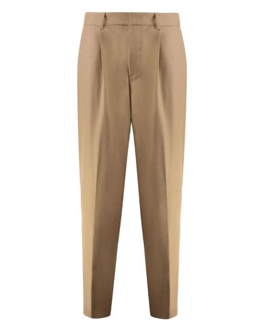 Boss Hose mit Falten in Natural für Herren