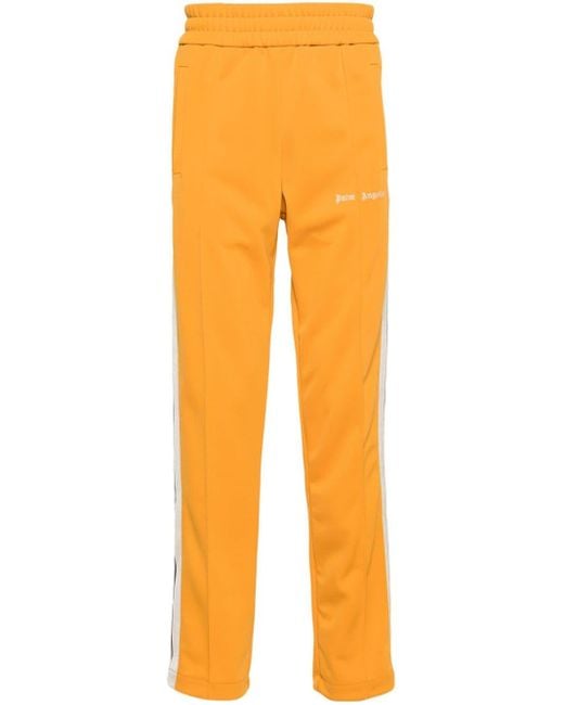 Pantalones de chándal con detalle a rayas Palm Angels de hombre de color Orange