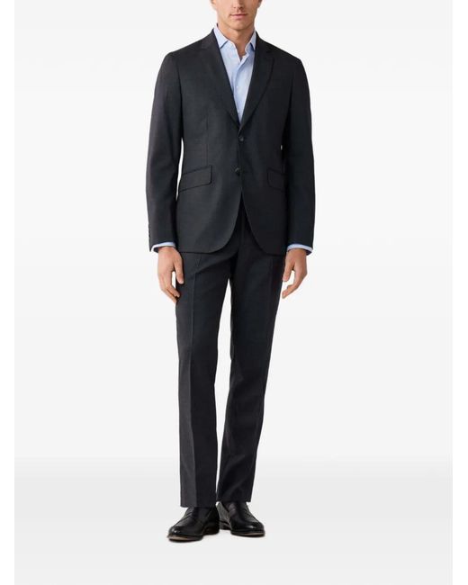 Hackett Blue Single-Breasted Blazer for men