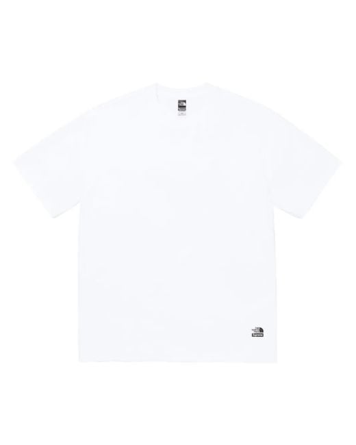 Supreme White X The North Face T-Shirt for men