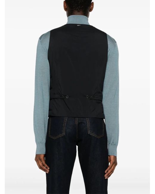 Herno Black Il Panciotto Down Vest for men