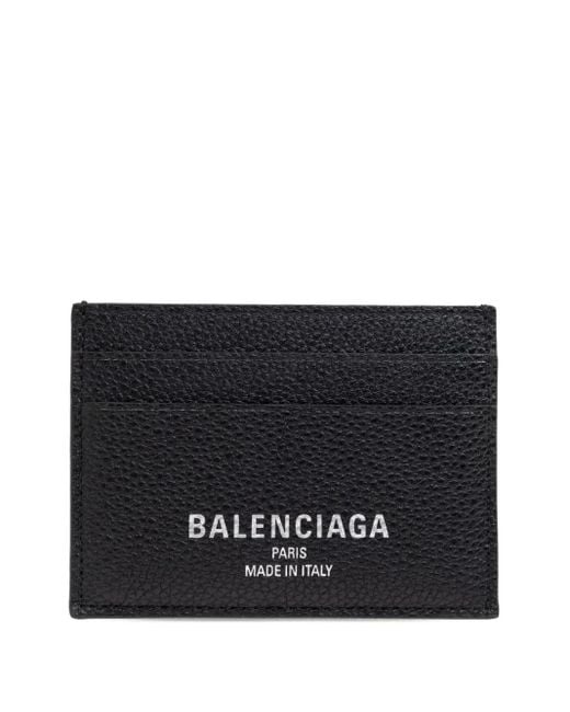 Porte-Cartes À Détail De Logo Balenciaga pour homme en coloris Black
