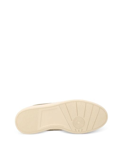 Frau Brown Suede Top-Stitching Sneakers for men