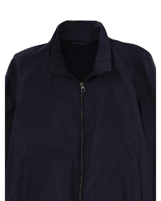 Boss Blue Zip-Up Pocket Jacket for men