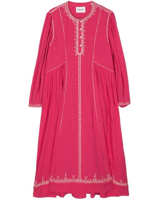 Robe Pippa en coton Isabel Marant en coloris Pink