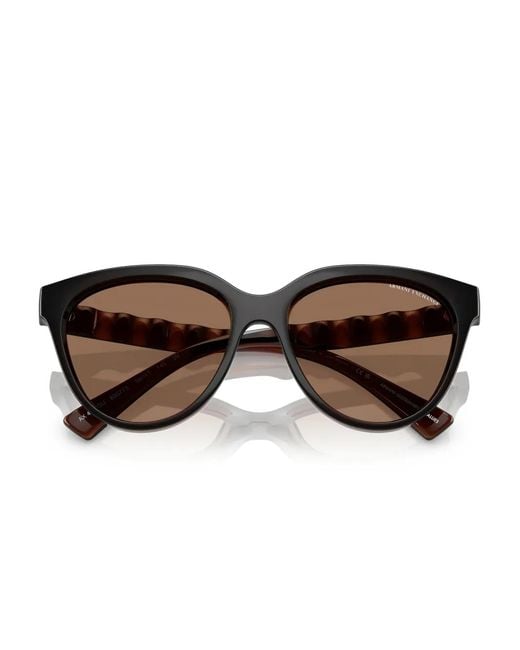 ARMANI EXCHANGE Brown Cat-Eye Sunglasses