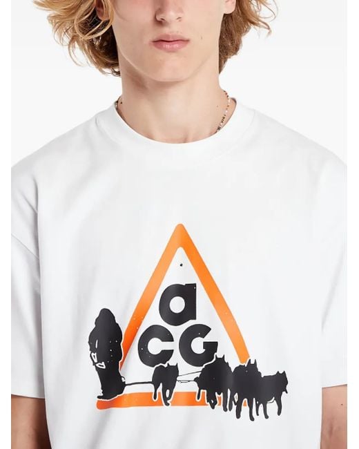 Camiseta ACG con motivo gráfico Nike de hombre de color White