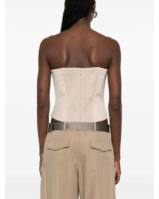 GIUSEPPE DI MORABITO コルセット トップ White