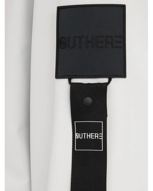 OUTHERE White Veste À Patch Logo for men