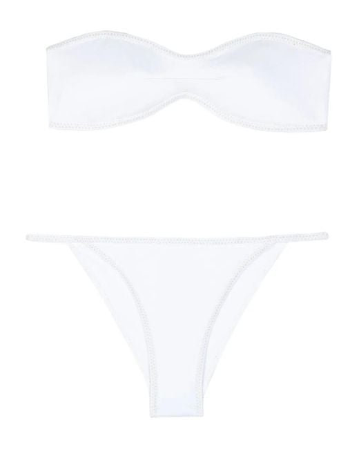 Osklen White Zig Swimsuit