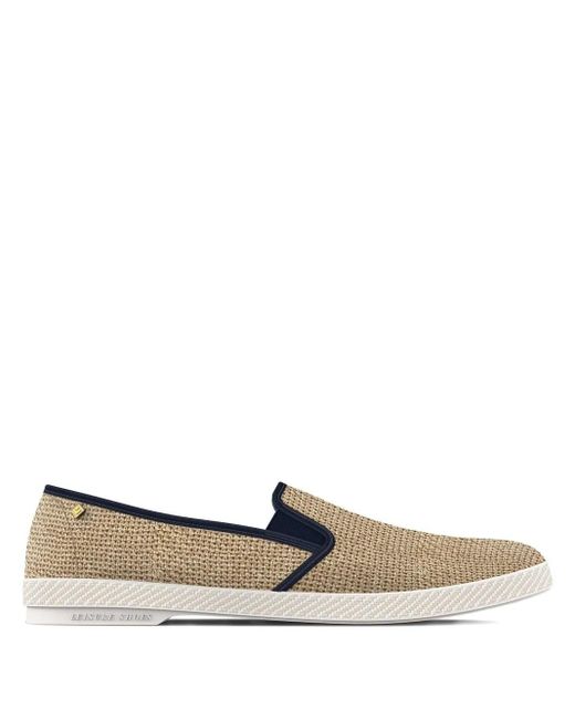 Riviera White Nudude Loafers for men