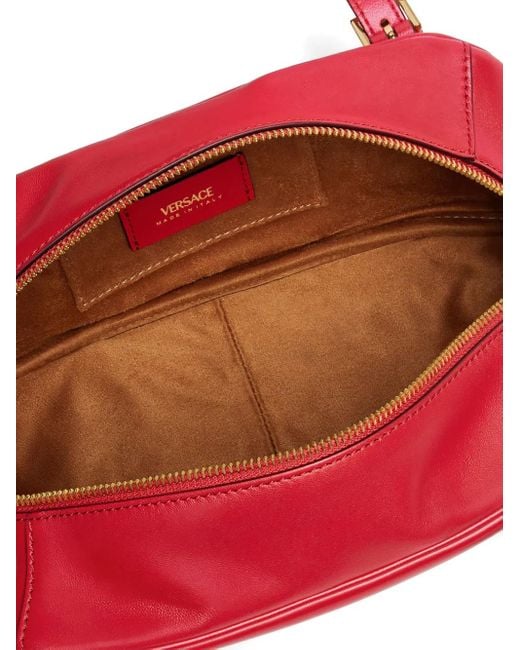 Versace Red Tag Nappa Bowling Bag