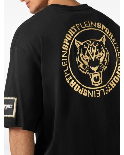 Philipp Plein メンズ ブラック Label Tシャツの通販はau PAY