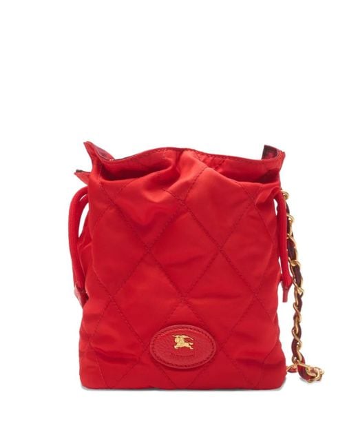 Burberry ホースシューミニバッグ Red