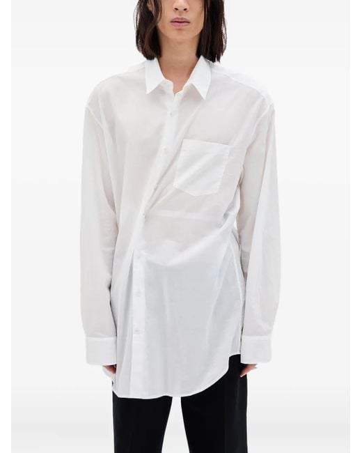 Ann Demeulemeester Mark Overhemd in het White voor heren