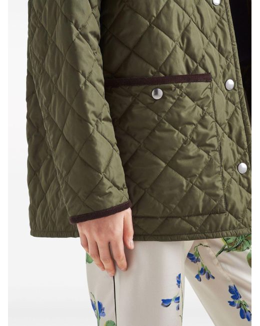 Prada Green Light Re-Nylon Quilted Jacket