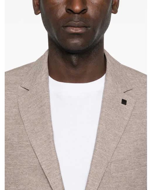 Karl Lagerfeld Brown Smart Buttoned Blazer for men