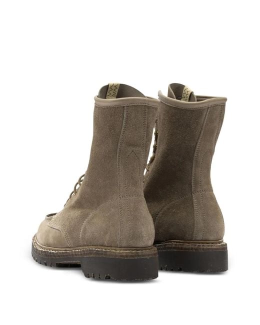 Visvim Brown Bottines En Cuir À Lacets for men
