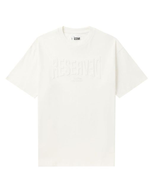 Izzue Katoenen T-shirt in het White voor heren