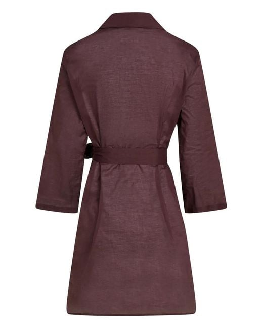 Karl Lagerfeld Purple Signature Beach Dress