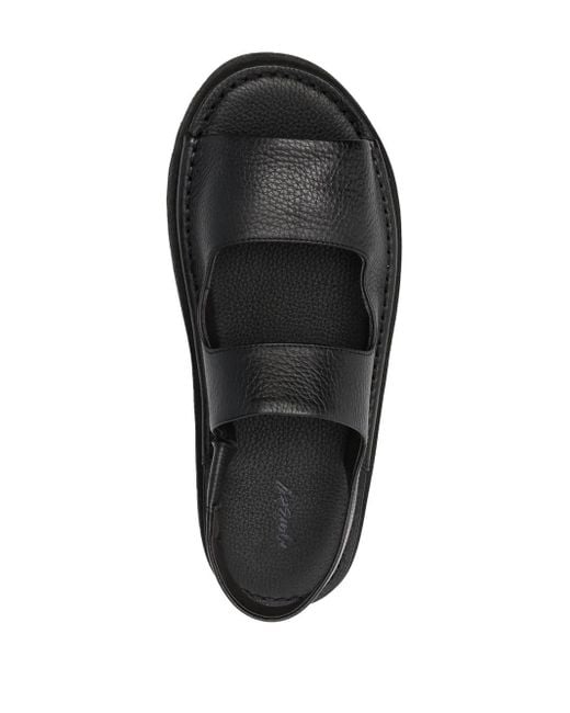Marsèll Black Leather Sandals for men