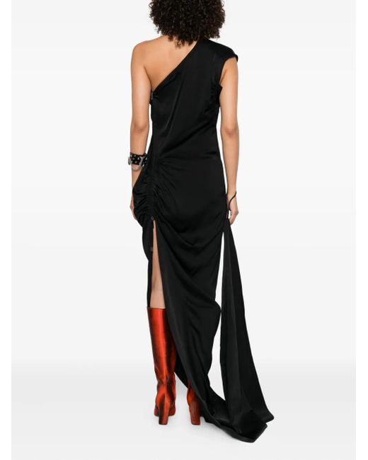 Vivienne Westwood ワンショルダー マキシドレス Black