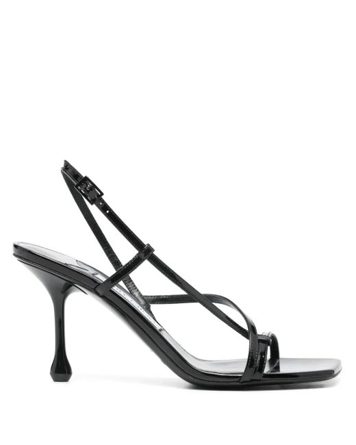 Jimmy Choo White 80Mm Etana Sandals