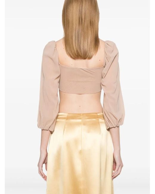 Philosophy Di Lorenzo Serafini Natural Sweetheart-Neck Top