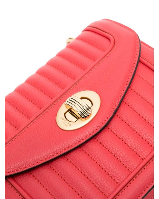 Delage Pink Mini Ginette Shoulder Bag