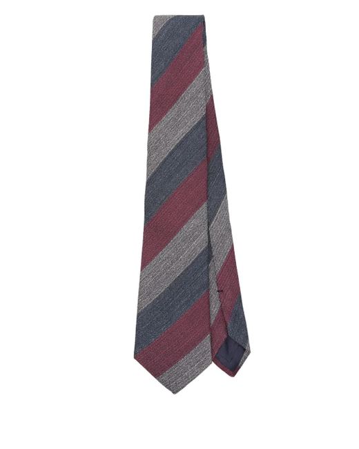 Tagliatore Purple Striped Tie for men