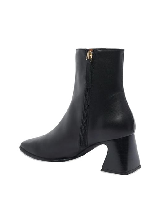 Angel Alarcon Black 70Mm Zip-Detail Block-Heel Boots