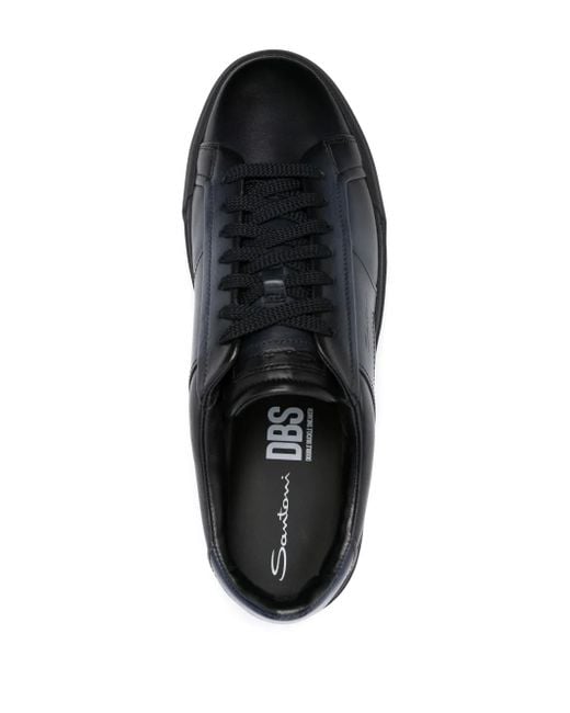 Santoni Sneakers Mit Logo-Prägung in Blue für Herren