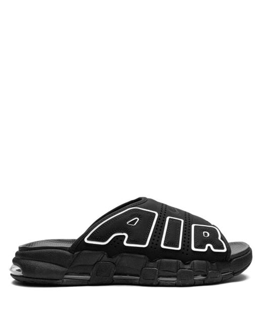 Nike Air More Uptempo Slide Og "black/white" Slides for men