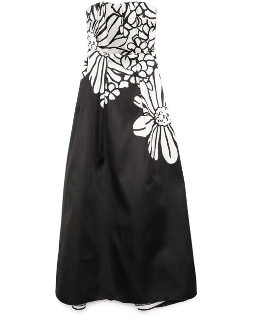 Elie Saab Mikado ドレス Black