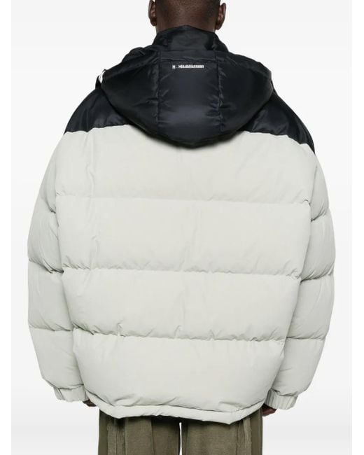 メンズ Maison Mihara Yasuhiro カラーブロック パデッドコート White
