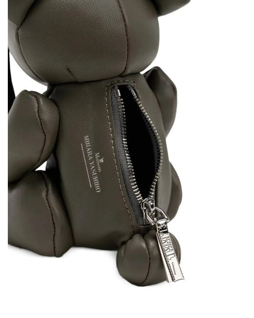 Maison Mihara Yasuhiro Gray Dolls Bear Mini Bag for men