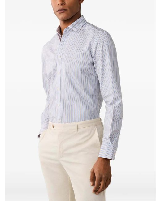 Hackett Blue Chemise À Rayures for men