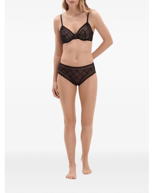 Eres Gray Florissante Lace Briefs
