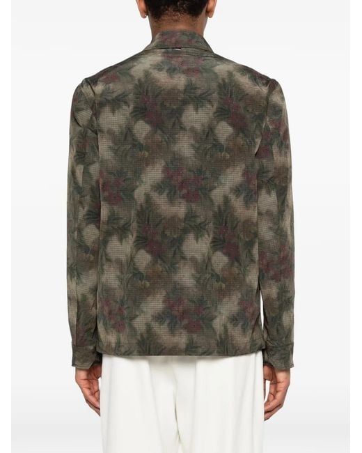 Chaqueta Con Cremallera Herno de hombre de color Green