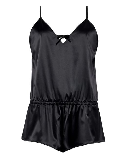 Eres Black Claudia Playsuit